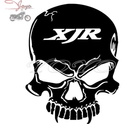 Free shipping XJR logo skull adhesive sticker fender decal fuel tank stickers for XJR400 XJR1200 1200R 1200SP XJR1300 1300C
