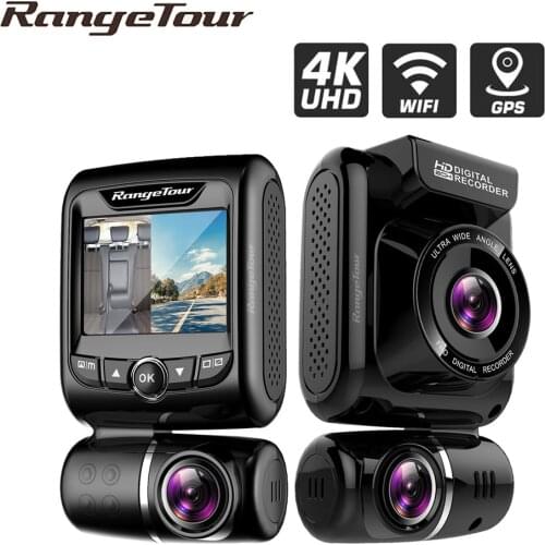 Mini Hidden 4K 2160P Dual Lens Car DVR WIFI GPS Logger Novatek 96663 Chip Sony IMX323 Sensor Dual Camera Dash Cam Recorder D20