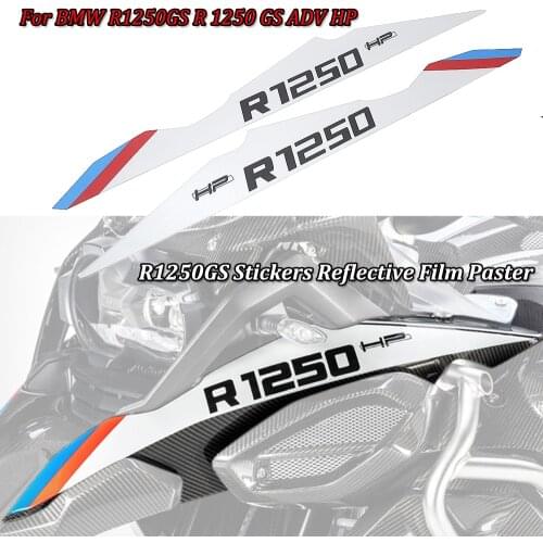 Motorcycle Sticker Adventure Front Fairing Body Shell R1250GS Stickers Reflective Film Paster For BMW R1250GS R 1250 GS ADV HP