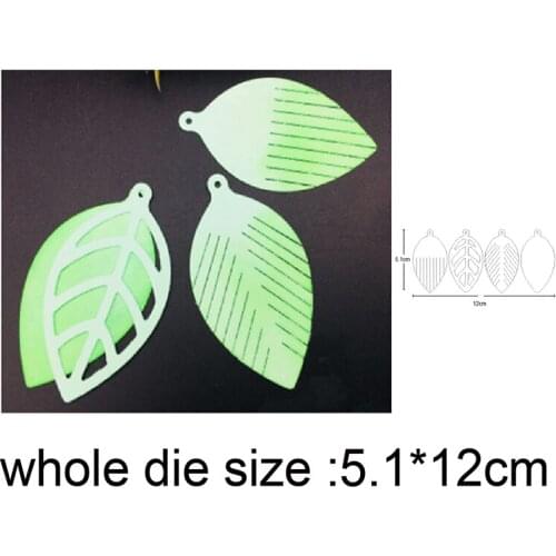 Christmas pendant Leaves metal cutting Dies Scrapbooking Steel Craft Die Cuts paper art emboss Card making Stencil