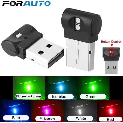 PC Auto Interior Emergency Lighting Mini USB Car Foot Light LED Atmosphere Light Car Accessory Plug And Play