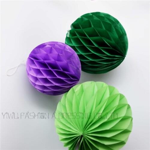 16 Colors Available !! tissue paper honeycomb flowers ball 8 inch(20cm) 5pcs/lot honeycomb paper wedding party decorations