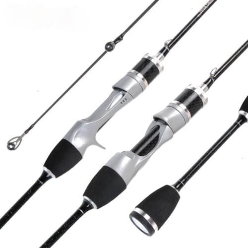 1.7m 1.8m 2.0m Carbon UltraLight Fishing Rod Plug-in Rod With Upturned Mouth Straightened Handle Casting Spinning Fihing Rod