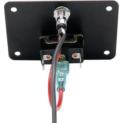 12V 15A Anchor Windlass Up/Down Rocker Switch Panel Marine Windlass ON-OFF-ON Control Panel With Red LED