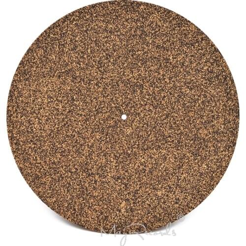 3mm Cork & Rubber Turntable Platter Mat Slipmat Anti-Static For LP Vinyl Record High Quatilty