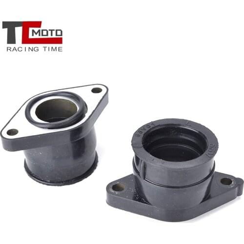 TCMOTO Carburetor Interface Adapter Intake Manifold for Yamaha TT350 1986-1987 XT350 195-2000 42U-13596-01-00 55V-13586-01-00