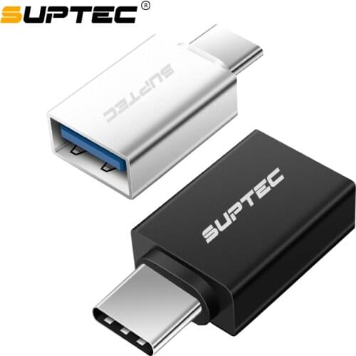 SUPTEC USB Type C OTG Adapter USB C to USB 3.0 OTG Type-C Converter for Macbook Samsung S9 S8 Huawei Mate 20 P20 USB-C Connector