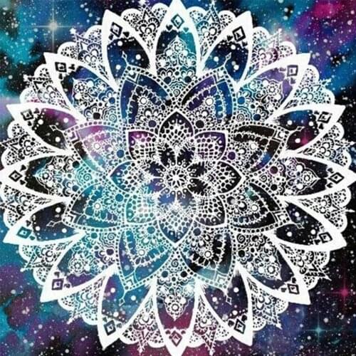 DIY 5D Diamond Painting Mandala Flowers Cross stitch Kit Full Diamond Embroidery Mosaic Art Picture With Rhinestones Home Decor