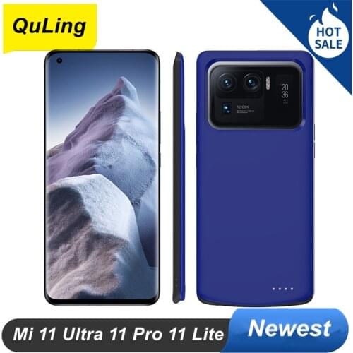 QuLing Battery Case For Xiaomi Mi 11 Ultra 11 Pro 11 Lite 6800 Mah Smart Charger Bank Power Case For Xiaomi Mi11 Battery Case