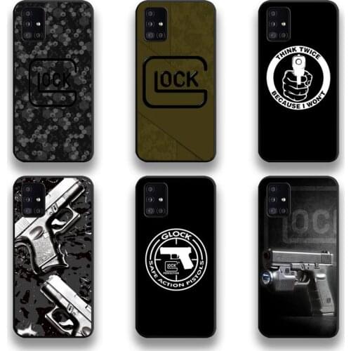 Glock Handgun Logo Phone Case For Samsung Galaxy A21S A01 A11 A31 A81 A10 A20E A30 A40 A50 A70 A80 A71 A51 5G