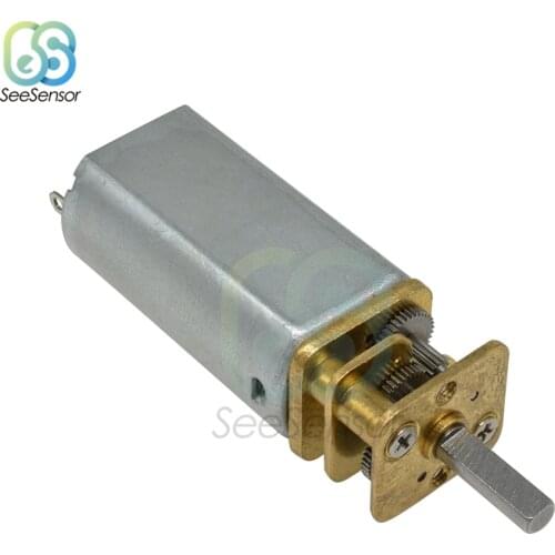 GA13-050 DC 12V Micro Speed Gear Motor Reduction Gear Motor DC Motor With Metal Gearbox Wheel 10 30 60 100 150 200 300RPM