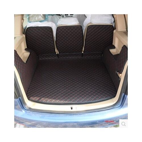 Good quality! Special car trunk mats for Volkswagen Touran 5 Seats 2014-2004 waterproof cargo liner boot carpets,Free shipping