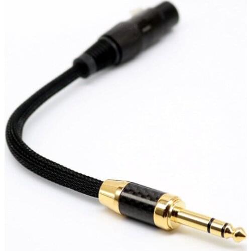 6.35mm 1/4 Male to 3/4-Pin XLR Female Balanced Connect TRS Audio Adapter Cable Headphone Cable