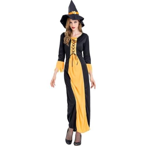 Witch Halloween Costumes For Women Sexy Dress Festival Party Cosplay Disguise Female Fancy Role Play Games Fantasias Adult