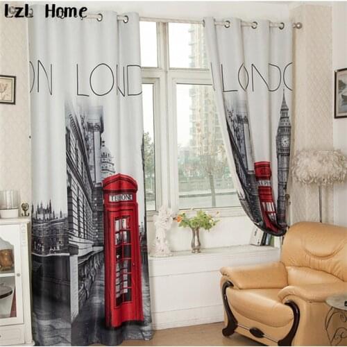LzL Home Curtains In The Bedroom On The Window