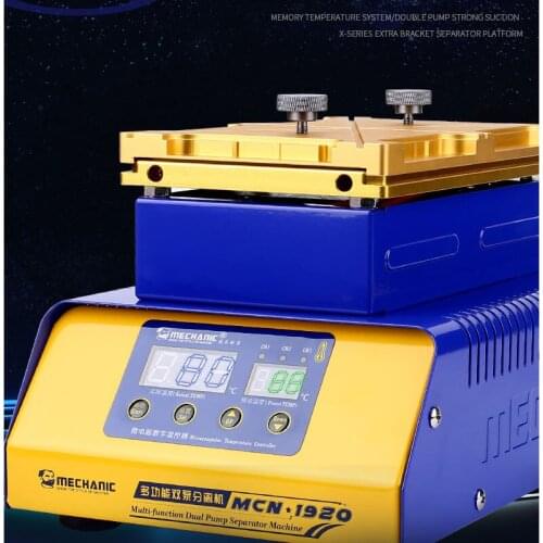 MECHANIC Mobile Phone Screen Glass Middle Frame Splitter Double Pump Separator Machine Large Suction For iPhone X XS XR MAX