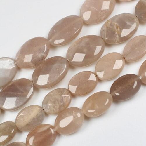 Natural Smooth/Faceted oval shape Sunstone 10x14/13x18mm beads 15inch ,100% Natural Stone Guarantee