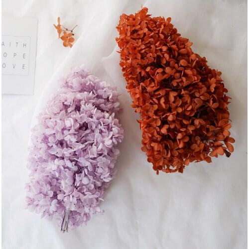 Immortal flower Fresh keeping of large box of Hydrangea pyramidalis DIY material Decorated wall Interior decoration gift