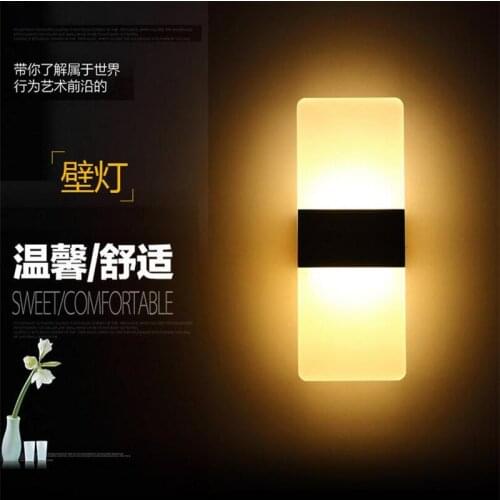 Wholesale new LED wall lamp creative simple bedroom bedside living room restaurant hotel study corridor aisle wall lamp
