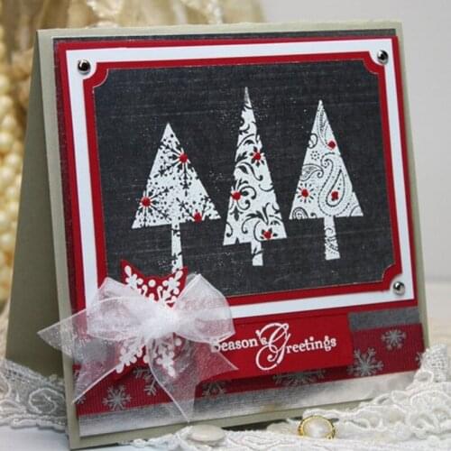 Cutting Dies Christmas tree metal mold new santa Claus Scrapbook paper craft knife mould blade punch stencils dies