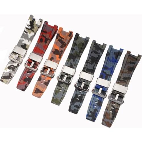 Rubber Strap Watch Band for Casio GST-W300 /GST-S300G/ GST-S110 /S100G /GST-W110 /W100 Soft Sport Watchband Bracelet with Tools