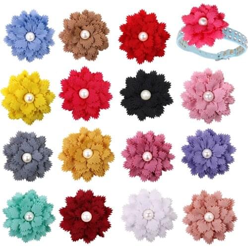 50px Sliding Dog Bowties Pet Collar Accessories Flower-Collar Dog Supplies Samll Dog Cat Bow Tie Fashion Pet Products For Dog