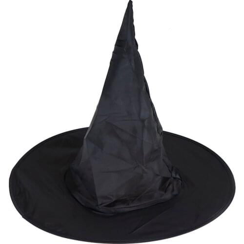 1PCS Black Witch Hats Masquerade Hat Party Hats Cosplay Halloween Party Fancy Dress Decor Top Hat Dropshipping