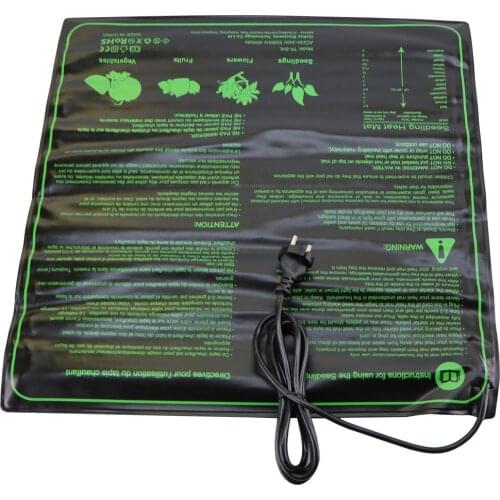 1PC Seedling Heating Mat 20x20'' Waterproof Plant Seed Germination Propagation Clone Starter Pad US UK EU AU Plug Garden Supplie