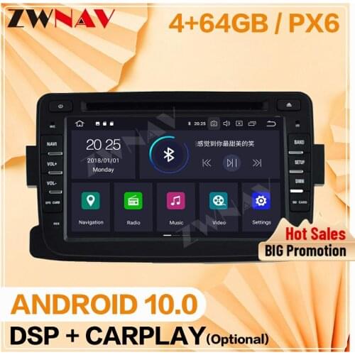 2 din 2012 2013 2014 2015 2016 For Renault Duster Android10.0 Multimedia player Video Audio Radio GPS Navi Head Unit Auto Stereo