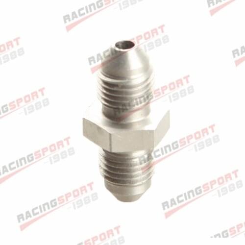 -3AN AN3 To 3AN AN3 Stainless Steel Male Flare Union Brake Fitting Adapter