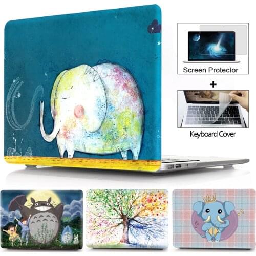 Laptop Case For apple Macbook New Air 13 A1932 ,For mac book Pro 13 A2159 Air Pro Retina 11 12 13.3 15 Touch Bar +Keyboard cover
