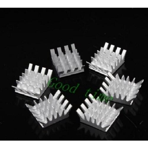 Gdstime 1000 pcs Extruded Aluminium Heatsink X8 For Motherboard DDR VGA RAM Memory IC Chipset Cooling Cooler Heat Sink Wholesale