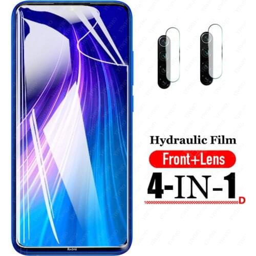 Hydrogel Film for Xiaomi Redmi Note 8 Screen Protector Protective Glass on Redmi Note 8 Redminote8 Note8 M1908C3JH Camera Lens
