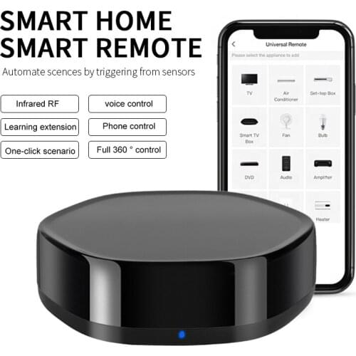 Wifi RF IR Remote Control Smart Home Blaster Infrared Wireless Smart Remote Control Via Tuya APP Work With Alexa Google Home