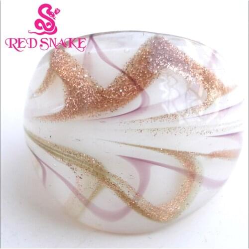 RED SNAKE Brand Fashion Ring Handmade Murano Glass Multifarious Rings RSMG0000#227
