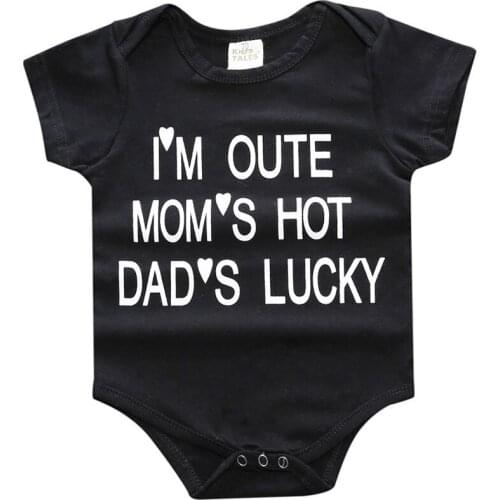 Summer Boys Bodysuits Girls Romper Baby Letter Jumpsuits Infant Short Sleeve One-Pieces Toddler Casual Crawling Clothes