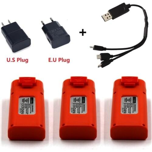 7.4V 2200mAh Lipo Battery For SG108 SG-108 Drone RC Quadcopter Spare Parts for 7.4V Rechargeable Battery with 3 in1 charger