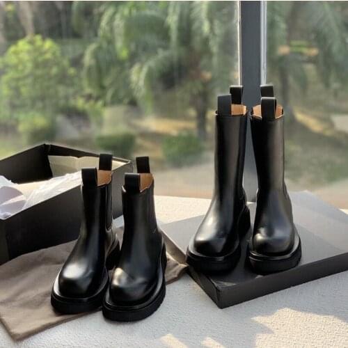 New luxury Chelsea boots ladies ankle boots winter shoes ankle boots boots brand thick heel