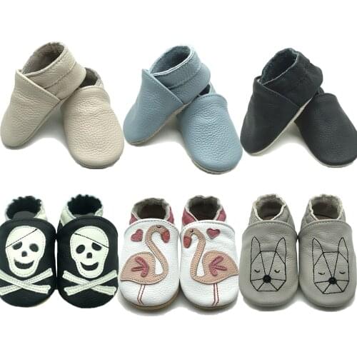 Toddler Shoes 0-24M First Walker Cow Velvet Bottom Baby Cowhide Pre Walkers Newborn Infant Genuine Leather Soft Sole Shoes