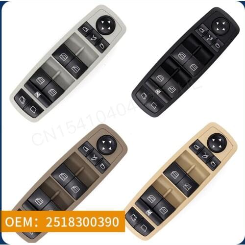 OEM 2518300390 for Mercedes-Benz W251 GL 320 350 450 R 280 300 500 550 Left front lifter switch