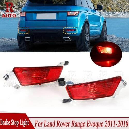 R-Auto Left Right Rear Bumper Reflector Stop Brake Light Lamp Car Styling For Land Rover Range Evoque 2011 2012 2013 2014-2018