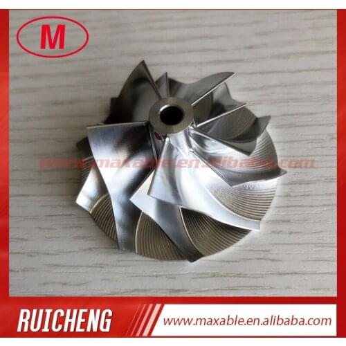 RHB5 5+5 blades 38.50/52.50mm high performance turbo Billet/milling/Aluminum 2618 compressor wheel for VJ20