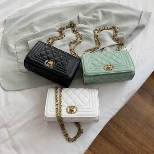 New ladies fashion PU leather messenger bag single shoulder small flip female bag casual female handbag Crossbody Bags