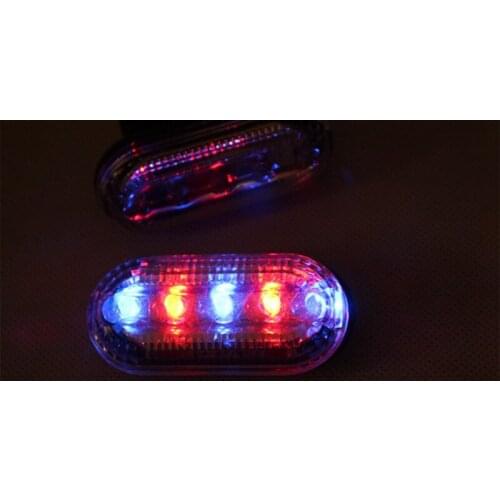 LED Flashing Shoulder Light Waterproof Warning Signal Lamp Patrol Warning Light SOS Clip Flash Light