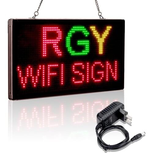 Leadleds mobile programmable Wifi USB LED sign board P4.75 SMD led display outdoor message board for advertising led sign panel