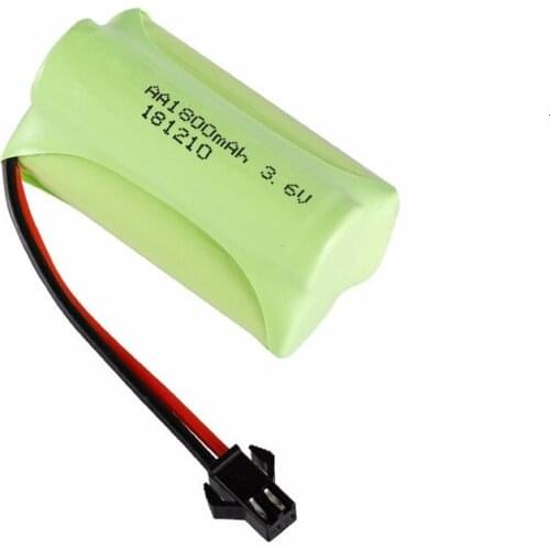 T Model ) 3.6v 1800mah NiMH Battery For Rc toy Car Tanks Trains Robot Boat Gun Ni-MH AA 700mah 3.6v Rechargeable Battery 1Pcs