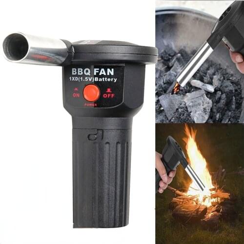 BBQ Fan USB Portable Barbeque Air Blower for Outdoor Barbecue Fire Bellow Camping and Hiking Picnic Without Battery 5V