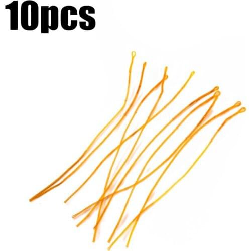 10 Pieces Of Fly Lead Connection Coil High-strength Nylon Fishing Line Fishing Braided Lead Loop Fly Fishing Line Loop Connector