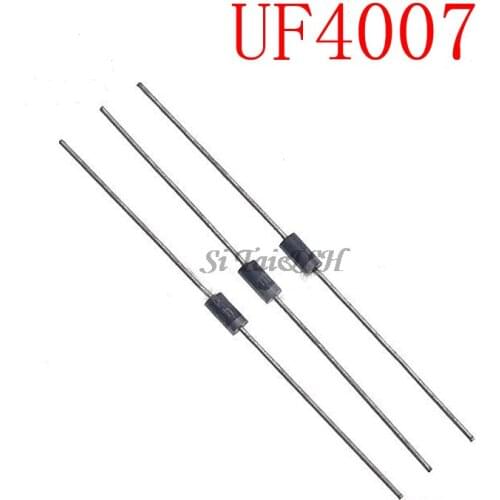 100pcs/lot UF4007 1A 1000V DO-41