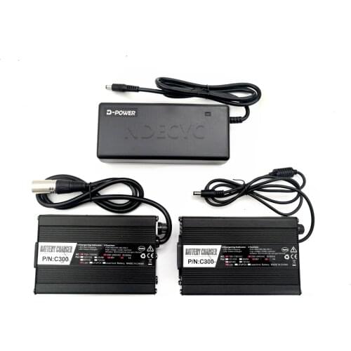 36V 5A 42V 2A Charger for 36V Li-ion e-bike Electric Bicycle Battery DC2.1 Plug XLR Plug